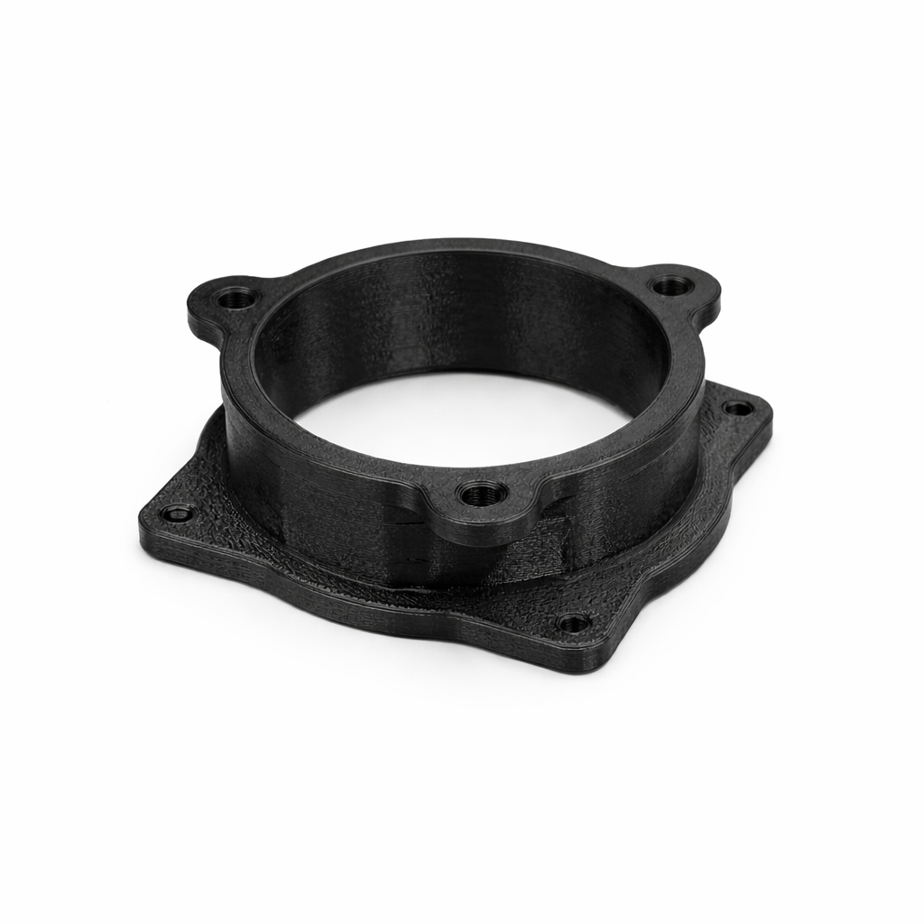 Adapter N62B48 Drosselklappe auf ASA T1 Kompressor